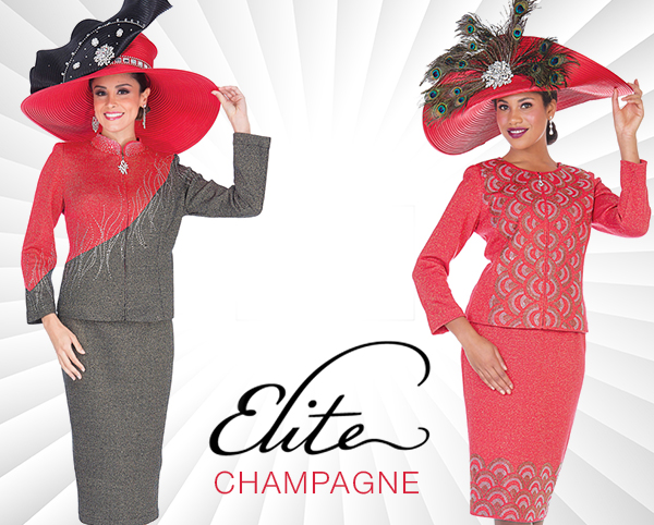 Elite Champagne Suits And Dresses 2023